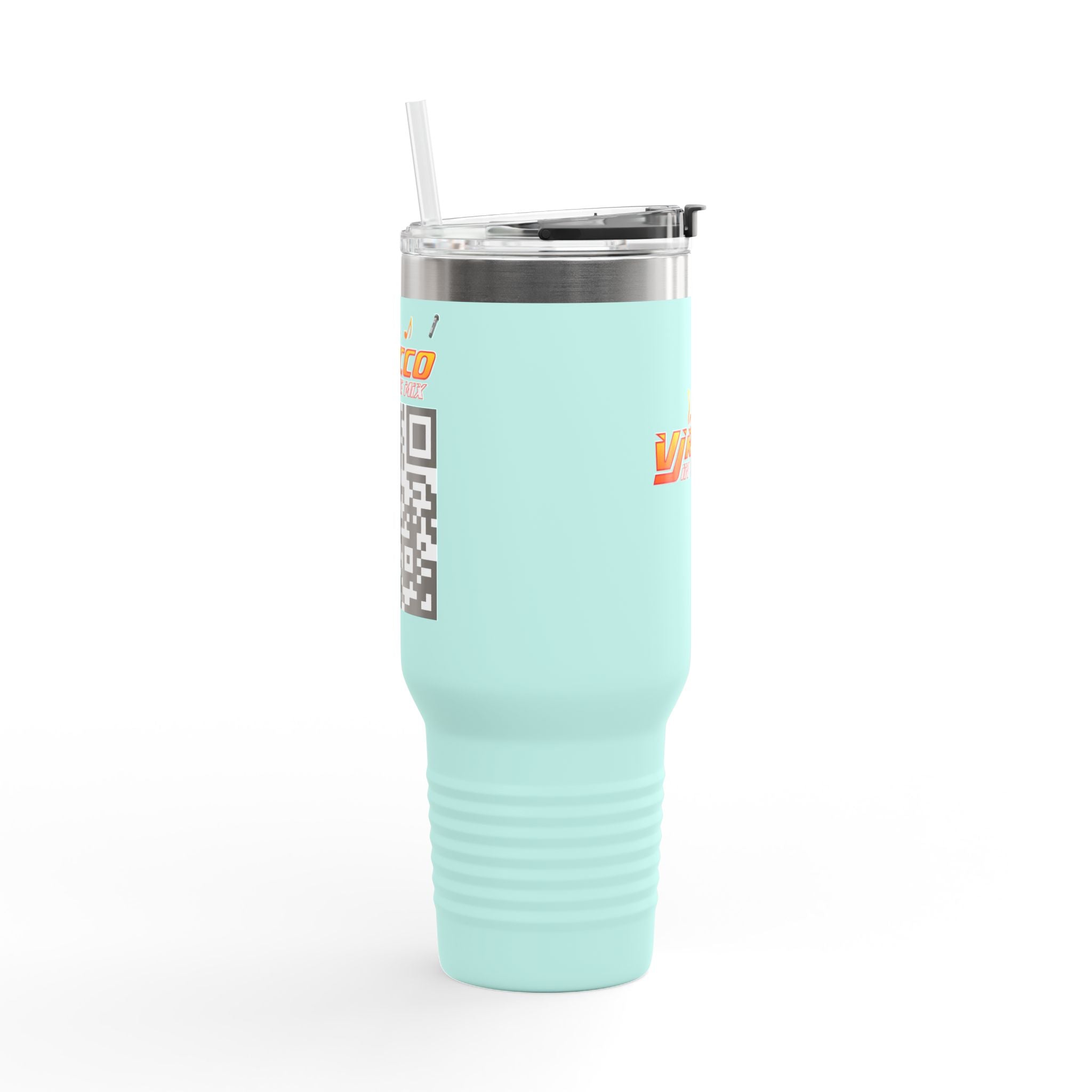 "VJ Ricco"🎤 Insulated Travel Mug - 40oz | Perfect for Music Lovers & On-the-Go Refreshments
